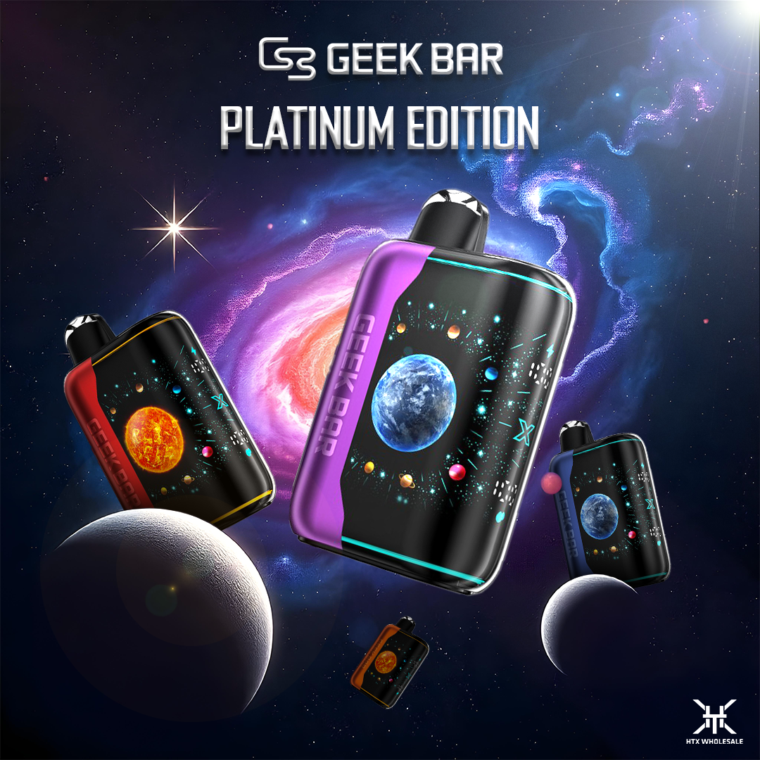 Geek Bar Pulse X Platinum Edition - Marketing Design