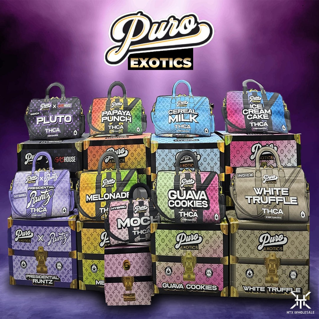 Puro Exotic THCA Flower 3.5G Duffle Bag 6CT