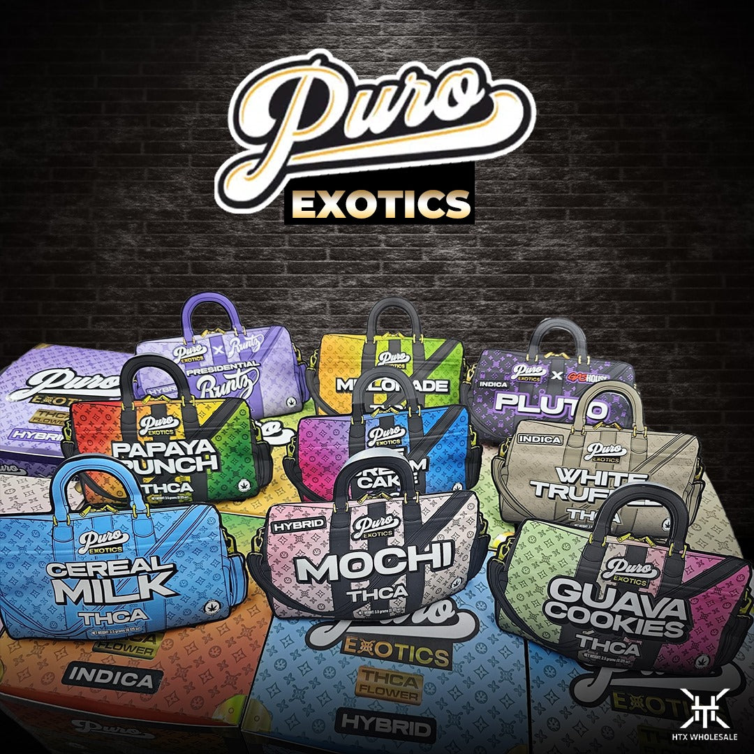 Puro Exotic THCA Flower 3.5G Duffle Bag 6CT